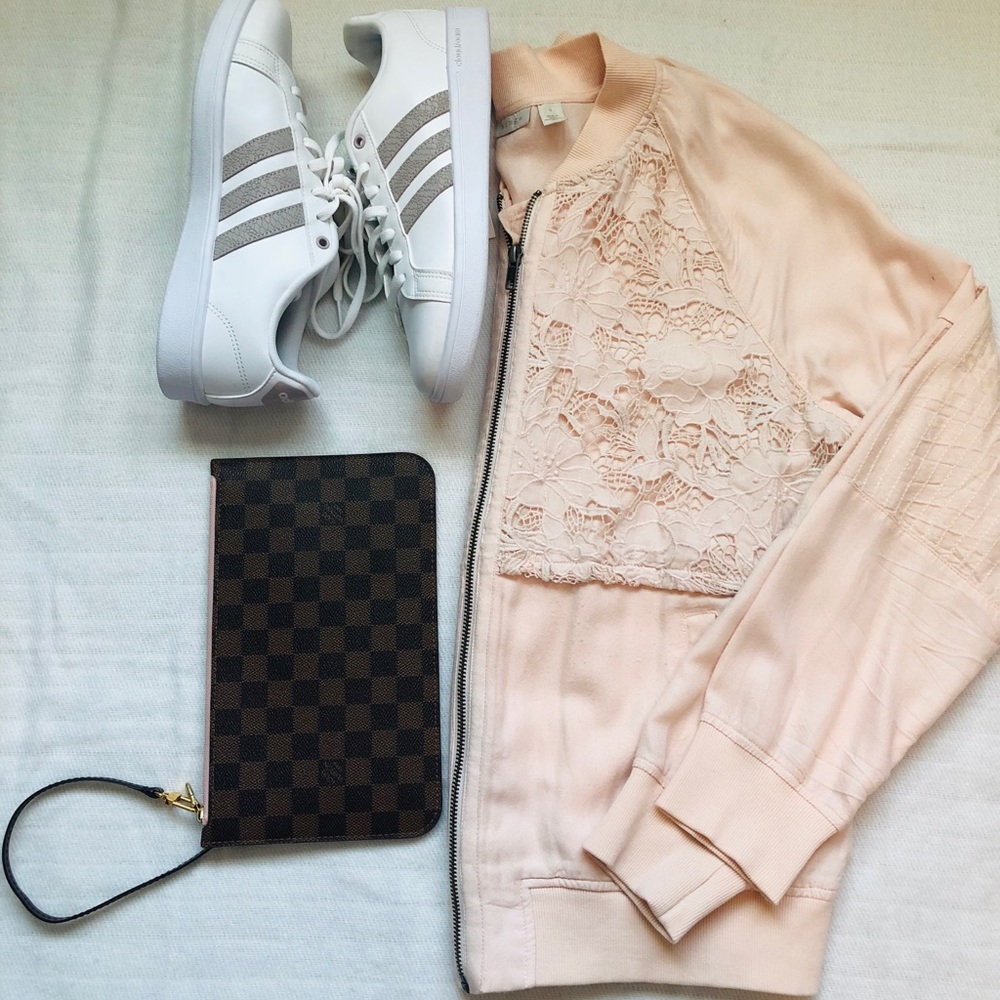 Light pink bomber jacket
